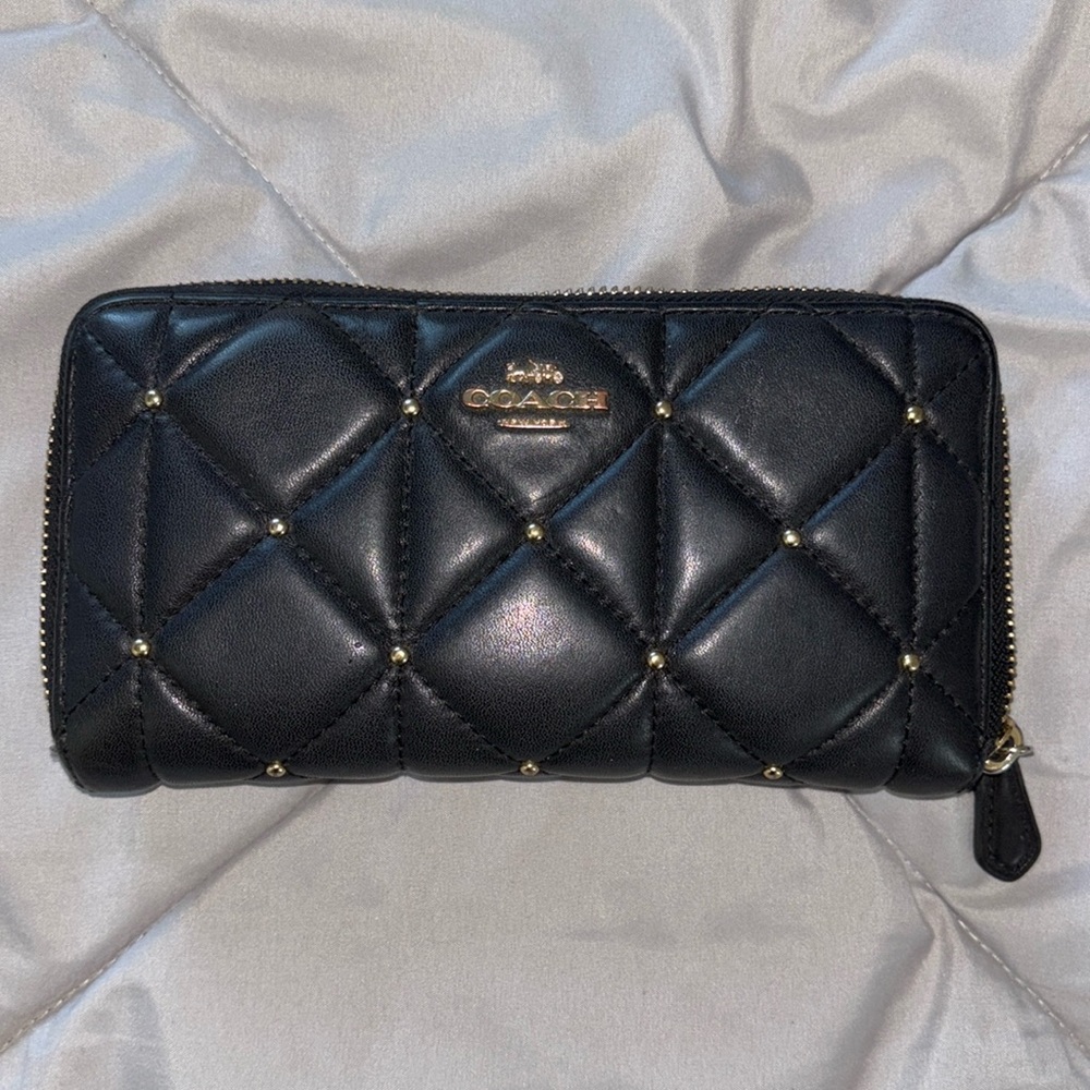 Black & Gold coach wallet